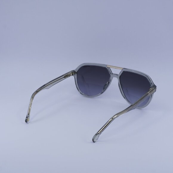 CARRERA 315/S 0KB7 FQ Sunglasses Transparent Grey Aviator Frame, Grey Lenses - Picture 10 of 11
